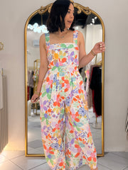 FASHION FLORAL  JUMPSUIT