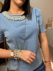 LIGHT DEMIM TOP