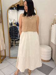 GALILEA, CAMEL DRESS