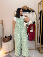 GREEN” FLORAL JUMPSUIT