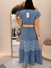 SACHA DENIM DRESS