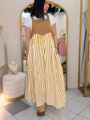 K"  CAMEL GREEN DRESS