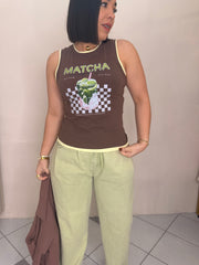 MATCHA BROWN TSHIRT