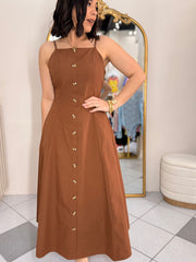 BROWN DRESS CLAUDIA