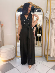 KARI” BLACK JUMPSUIT  DRESS