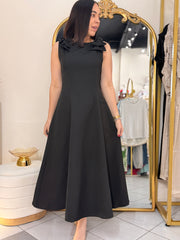 LAZO DRESS BLACK