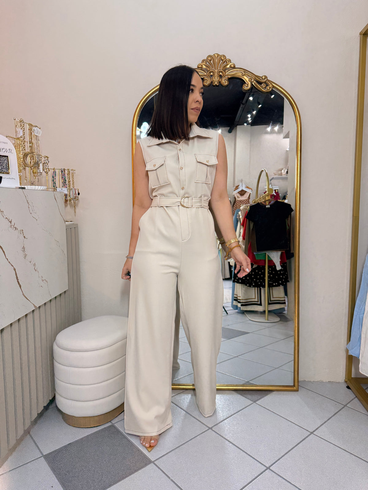 OPAL BEIGE JUMPSUIT