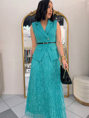 TEAL  ELEGANTE SET DOS PIEZAS
