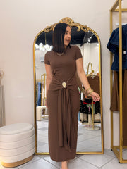 ERIKA BROWN DRESS