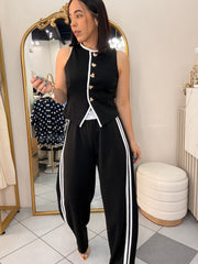 AMELIA" BLACK SET DOS PEZAS