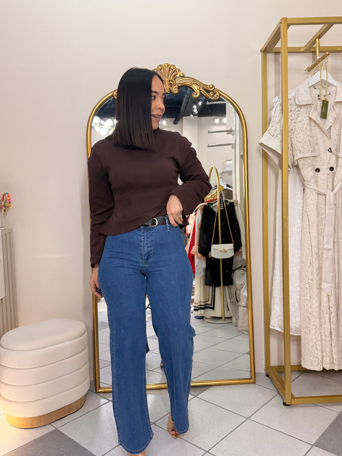 LARY" DENIM JEAN / INCLUYE CORREA