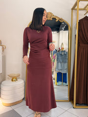 ITSA" BURGUNDY SET FALDA Y BLUSA