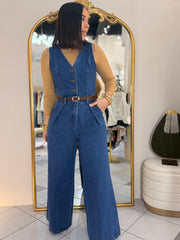 KENIA DENIM JUMPSUIT