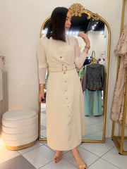 TRAJE CREMA