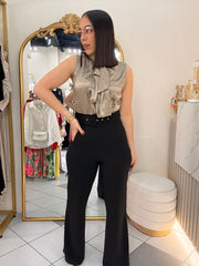 MARINA" MOCHA JUMPSUIT