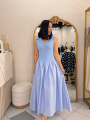 SACHA" BLUE DRESS
