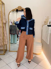 MICHELLE” NAVY SWEATER