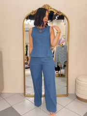 LIGHT  DENIM SET DOS PIEZA