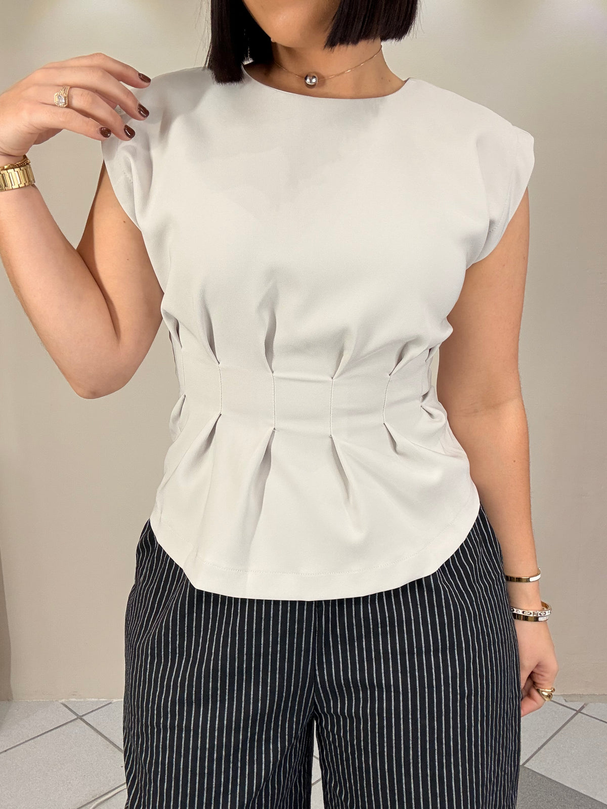 CATALINA GRIS CLARA BLUSA