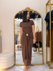 ERIKA BROWN DRESS