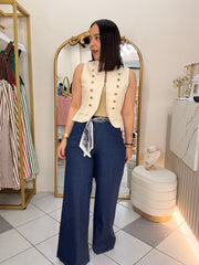 BEIGE VEST TRENDY