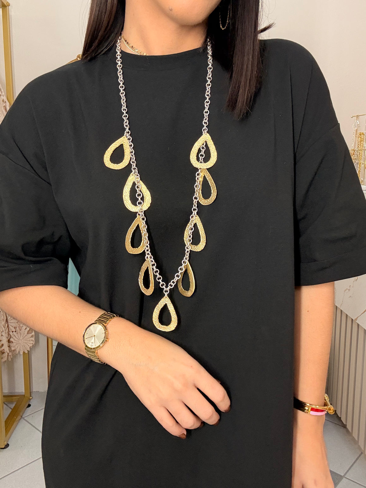 AMERINO  “ COLLAR GRANDE DOS TONO