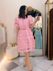 VESTIDO ELEGANTE ROSA