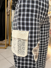 NAVY” PANTALÓN CUADROS