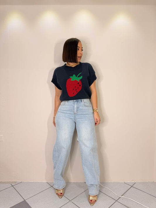 PAULA  LIGHT DENIM BAREEL PANT