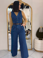 KENIA DENIM JUMPSUIT