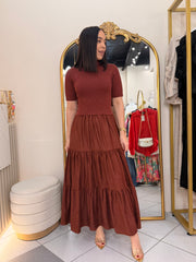 NAYELI" BRICK DRESS
