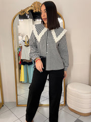 AVANA¨TOP CUADROS BLACK