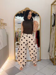 BEIGE/BROWN  PANT BALLOON