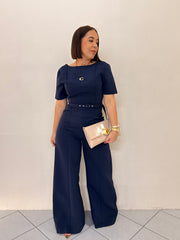 MICHELLE NAVY  JUMPSUIT