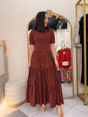 NAYELI" BRICK DRESS