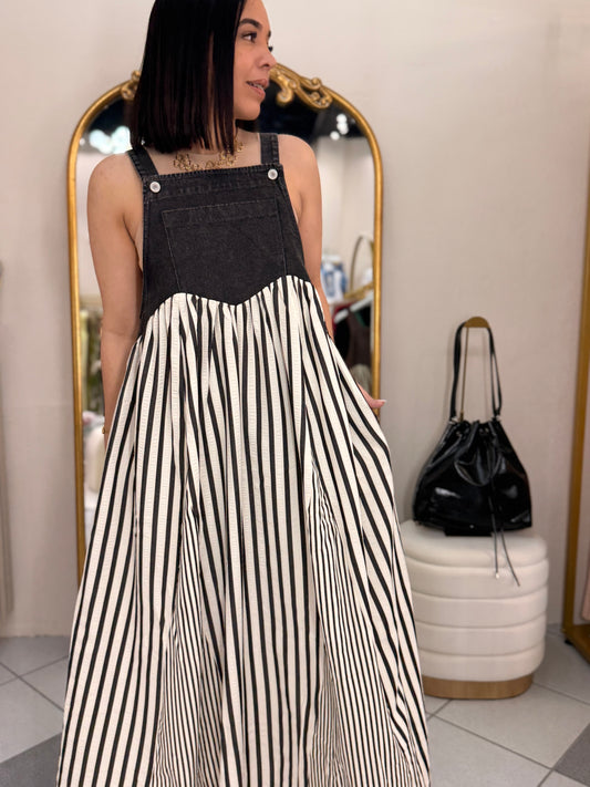 KAMILA" BLACK  DRESS
