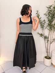 NELI MIDI DRESS BLACK