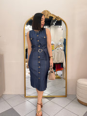 DARK DENIM DRESS