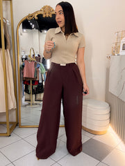 POLO BEIGE TOP