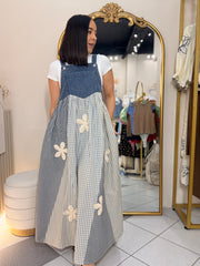 FLOR LIGHT DENIM DRESS
