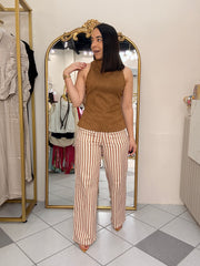 PANTALÓN LÍNEAS CAMEL
