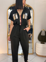 ARENA BLACK JUMPSUIT