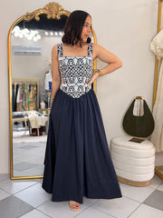 ZOE NAVY  DRESS
