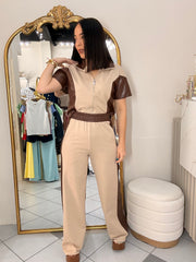 ANELIS” BEIGE SET DOS PIEZAS