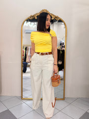 NAILA"  CREMA  PANTALÓN