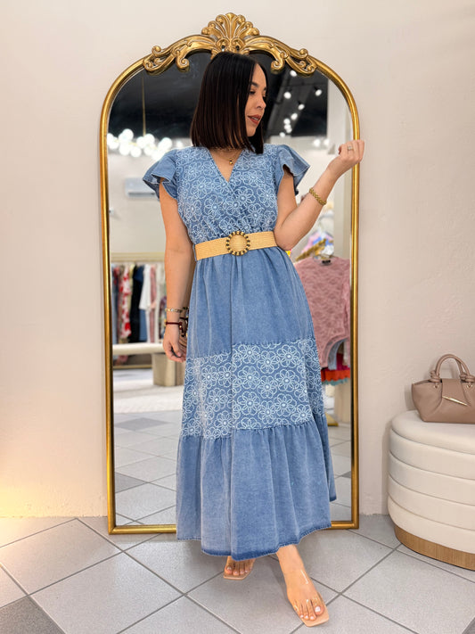 SACHA DENIM DRESS