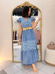SACHA DENIM DRESS
