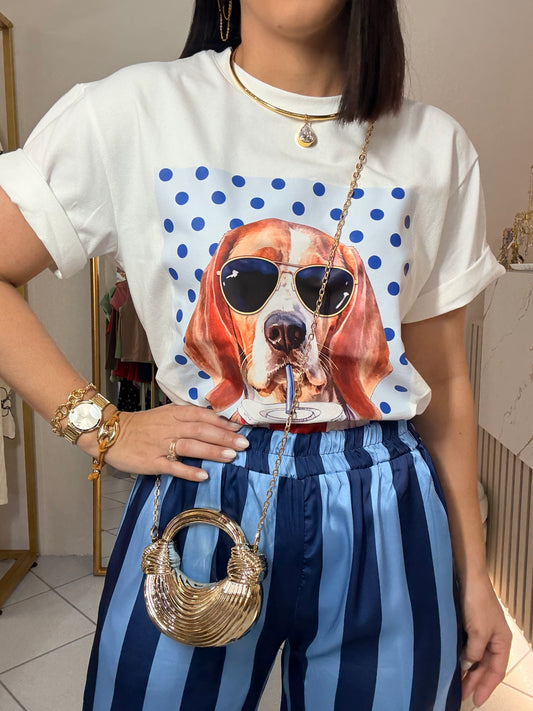 DOG SODA  BLUE  TSHIRT