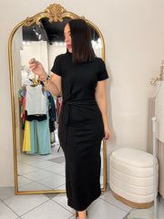 TIFANY” BLACK DRESS