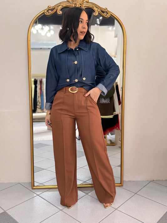 JESICA "  BROWN PANTALÓN